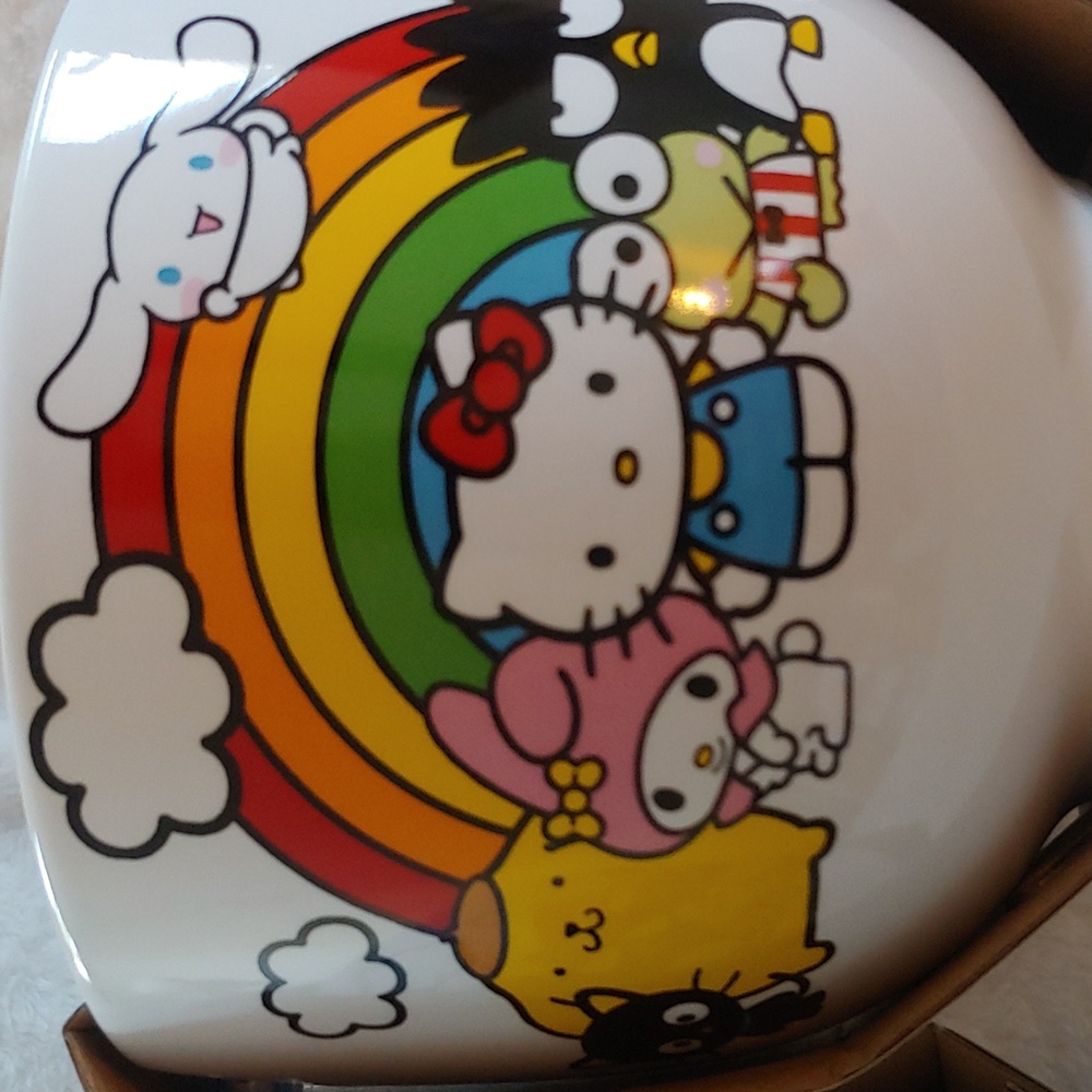 🎁🌈Hello Kitty &  Friends Ramen Bowl w/chopsticks $20